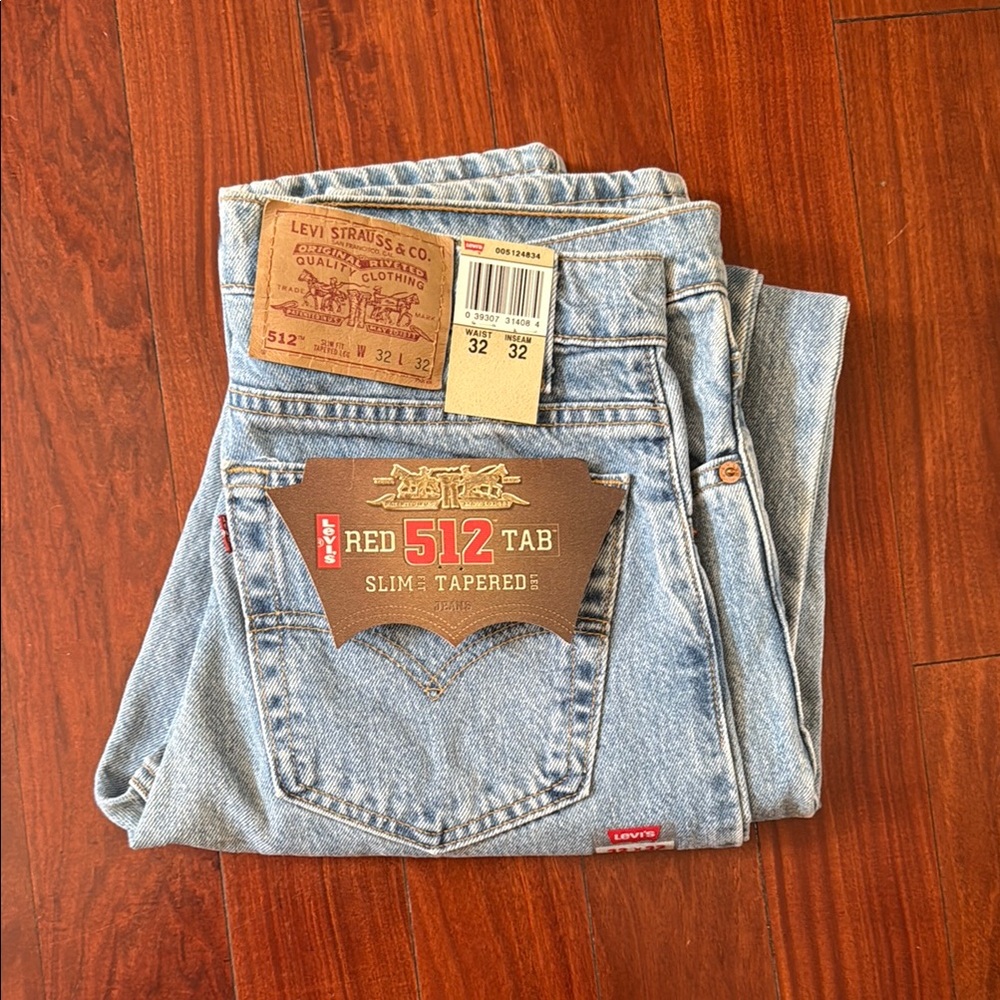 Vintage 1998 Levi’s 512 Red Tab with original labels